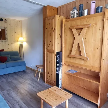 Studio Renove, Pied Des Pistes Avec Balcon Expose Sud - Fr-1-181-2589 La Plagne